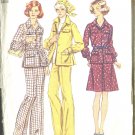 Simplicity Size 16 1973 Misses Shirt Jacket Skirt Pants Look Slimmer Pattern