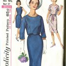 Simplicity 5319 Size 16 1/2 One Piece Dress and Jacket 1963