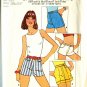 Simplicity 6946 One Yard Shorts Size 5 & 7 Junior Uncut 1975