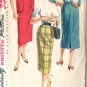 Simplicity 1346 Size Waist 26  Misses Slim Line Skirt  Pattern Circa 1950's