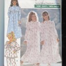 Butterick Girls Pattern 4410 Size 7-8-10 Nightgown Robe 1989