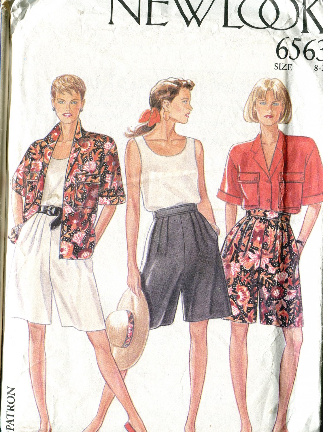 Simplicity 6563 New Look Misses Shorts Tank Top and Blouse  All Sizes Uncut
