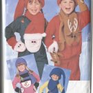 Butterick 4664 Christmas Holiday Childrens  Accessories Scarf Mittins Hat All Sizes  1996 Uncut