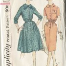 Dress Simplicity Size 16 1/2 Slenderette Pattern 3085 2 Styles of Dresses
