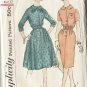 Dress Simplicity Size 16 1/2 Slenderette Pattern 3085 2 Styles of Dresses