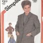 Simplicity 5664 Size 16 1982 Misses Casual Unlined Jacket  Uncut