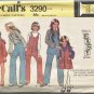 Girls Size 5 McCalls Pattern 3290 Make it Easy Dress Blouse Jumper Vest Pants