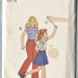 Butterick Girls Pattern 4674 Size 10 Top Skirt Pants