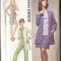Simplicity 8870 Pattern Size 10 Overblouse Mini Skirt Pants Unlined Jacket 1970