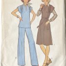 Simplicity Miss Size 46 Simple to Sew Dress 1976