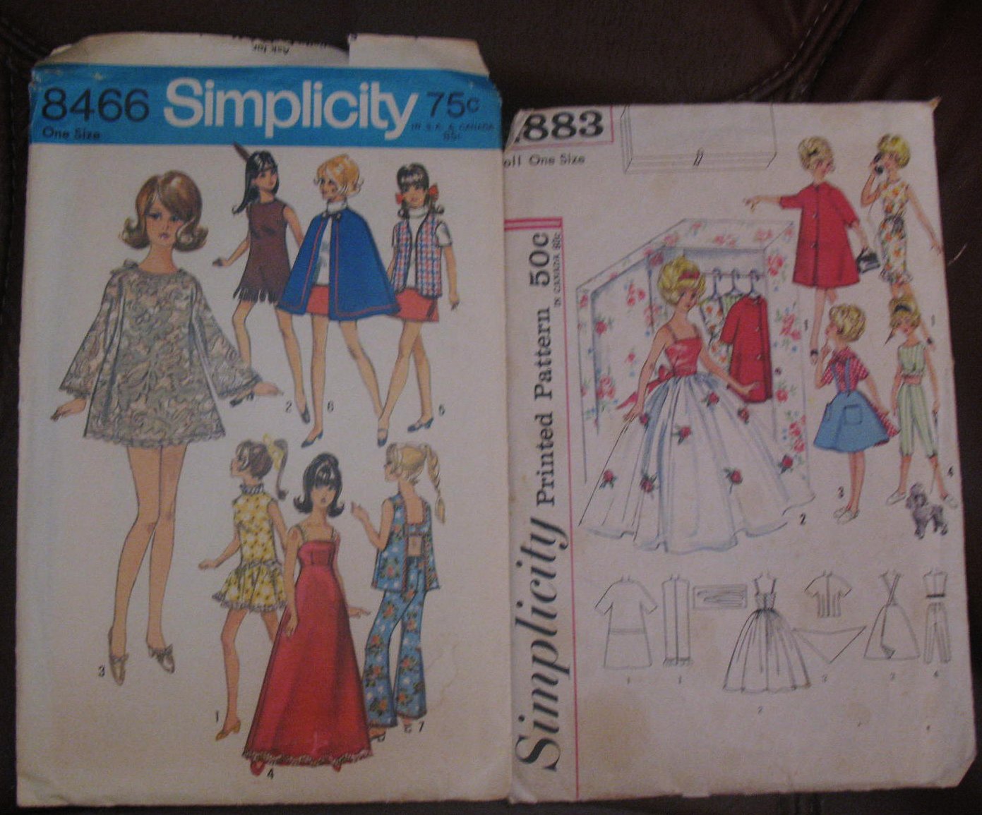 Simplicity Patterns for Teen Dolls Barbie Other 12 Inch Teen Dolls