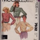 Misses Size 10 McCalls Krizia Pattern 7632 Unused Uncut 1981 Retro Long Sleeve Blouse