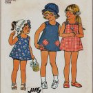 Simplicity Size 3 Girls Pattern 6951 Childs SunDress Pants Hat