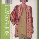 Butterick Jacket Pattern 5345 Size B 14-16-18 Jacket Top Skirt Easy