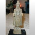 17-18C Asian Oriental Bronze Deity Statue Buddha Idol