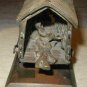 Asian Bronze Oxen Cart Temple Toy Tibet Buddhist Wagon