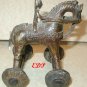 Asian Bronze Horse and Rider Temple Toy Tibet Buddhist