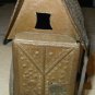 Asian Bronze Ox and Cart Temple Toy Tibet Buddhist Wagon