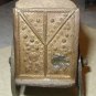 Asian Bronze Ox and Cart Temple Toy Tibet Buddhist Wagon