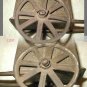 Asian Bronze Ox and Cart Temple Toy Tibet Buddhist Wagon