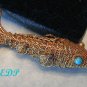 2" Filigree Ornate Fish Koi Charm Pendant Moves Silver