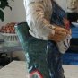 16" Wine Bottle Decanter OLD MAN Statue Italy Barware