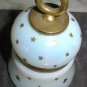 French Opal Glass Lighter Tobacciana Art Glass 24KT
