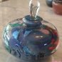 Rollin Karg Dichroic Art Glass Perfume Bottle