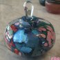 Rollin Karg Dichroic Art Glass Perfume Bottle