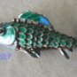 2" Champleve Enamel Articulated Fish Koi Charm