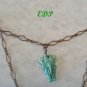 Edwardian Elephants Jade Peking Glass Festoon Necklace