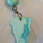 Edwardian Elephants Jade Peking Glass Festoon Necklace