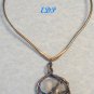 OOAK Eames Artisan Gallery Brass Fossil Necklace Copper