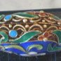Chinese Enamel Cloisonne Filigree Floral 3D Pendant