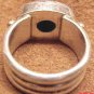Sterling and 14k Gold Onyx Unisex Ring Reve D and E Buck