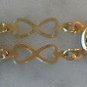 Vintage Micro Mosaic Floral BRACELET Box Clasp Hearts