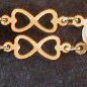 Vintage Micro Mosaic Floral BRACELET Box Clasp Hearts