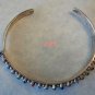 Native American Sterling Colored Stones Cuff Bracelet