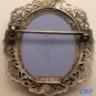 EN JAY 14kt + Sterling Filigree Jasperware Cameo Pin
