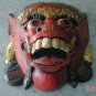 Asian Oriental Wood Carved Barong Mask