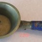 Cloisonne Enamel and Brass Chinese Asian Silk Coal Iron