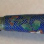 Cloisonne Enamel and Brass Chinese Asian Silk Coal Iron