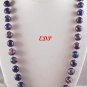 Cloisonne Beads Necklace Enamel Floral Filigree Clasp