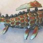 Antique Champleve Enamel Articulated Fish Koi Charm