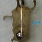 Siam Lady Dancer Pin Brooch Sterling Enamel