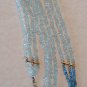 Turquoise Baby Blue Quartz Enamel Cloisonne Necklace