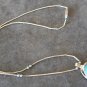Native American Navajo Turquoise Pendant Handmade Chain