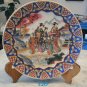 Hand Painted Satsuma Plate Gold Gilded Geisha Ladies
