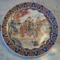 Hand Painted Satsuma Plate Gold Gilded Geisha Ladies