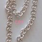 Sterling Designer Inspired Heart Necklace Toggle Chain
